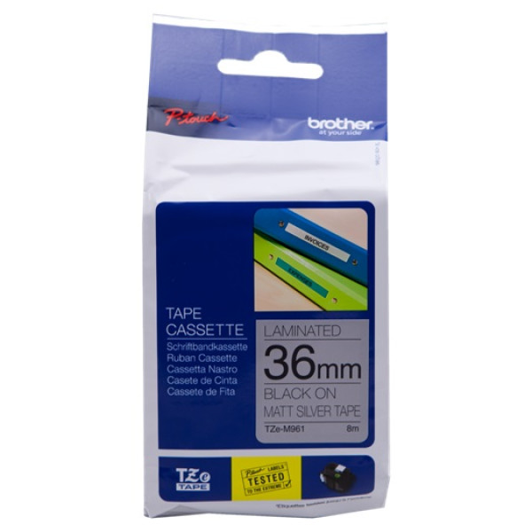 CINTA ROTULADORA PLATA / NEGRO36 CINTA ROTULADORA PLATA / NEGRO36