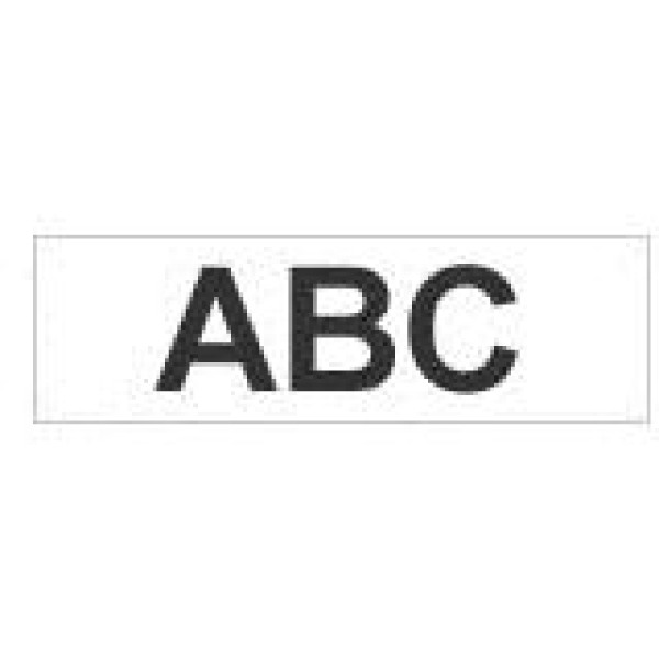 CINTA ROTULADORA BLANCO/NEGRO24