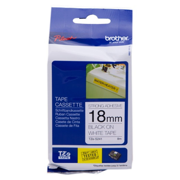 CINTA ROTULADORA BLANCO / NEGRO18