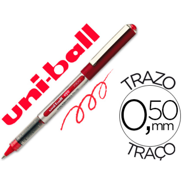 (12) Rotulador UNI-BALL roller UB-150 Eye rojo 0.5 mm (12) Rotulador UNI-BALL roller UB-150 Eye rojo 0.5 mm