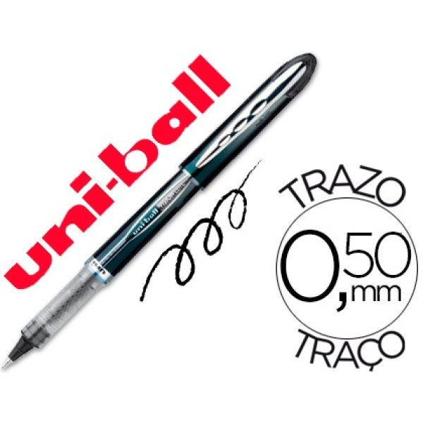 Rotulador UNI-BALL roller UB-205 Vision negro 0.5 mm Rotulador UNI-BALL roller UB-205 Vision negro 0.5 mm
