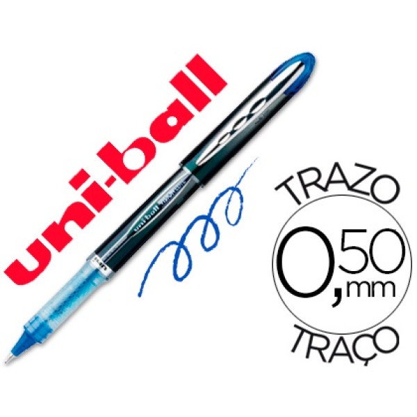 Rotulador UNI-BALL roller UB-205 Vision azul 0.5 mm Rotulador UNI-BALL roller UB-205 Vision azul 0.5 mm
