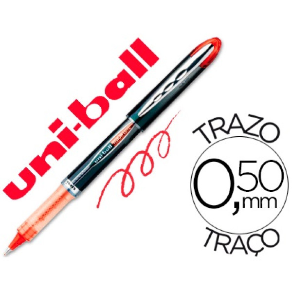 Rotulador UNI-BALL roller UB-205 Vision rojo 0.5 mm Rotulador UNI-BALL roller UB-205 Vision rojo 0.5 mm