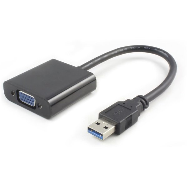 Cable MicroConnect USB3.0 a VGA hembra 20cm negro resol.max.1920x1080p supports Win 7/8/8.1/10 Cable MicroConnect USB3.0 a VGA hembra 20cm negro resol.max.1920x1080p supports Win 7/8/8.1/10