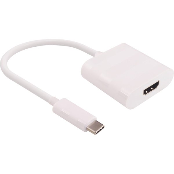 MicroConnect USB - C to HDMI, White Video resolution Up 4K*2K@30Hz 0,15m, M - F MicroConnect USB - C to HDMI, White Video resolution Up 4K*2K@30Hz 0,15m, M - F