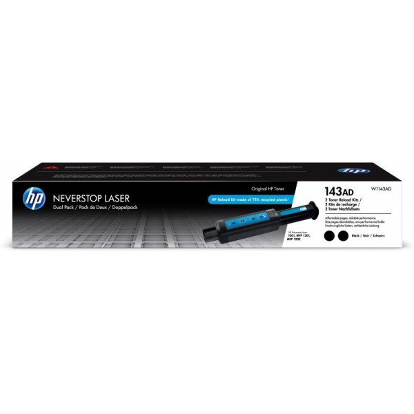 HP 143AD NEVERSTOP TONER KIT 2-PACK HP 143AD NEVERSTOP TONER KIT 2-PACK