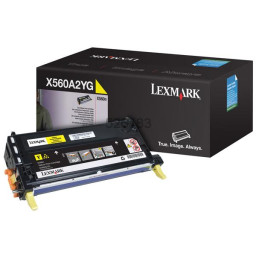 Toner LEXMARK X560 amarillo 4.000p.