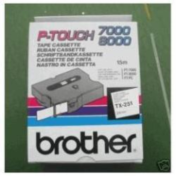 CINTA ROTULADORA BLANCO/NEGRO 24MM CINTA ROTULADORA BLANCO/NEGRO 24MM