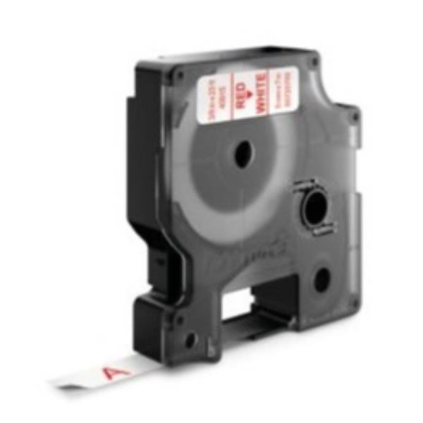 D1 - CINTAS DYMO 9MMX7M ROJO/BLANC D1 - CINTAS DYMO 9MMX7M ROJO/BLANC