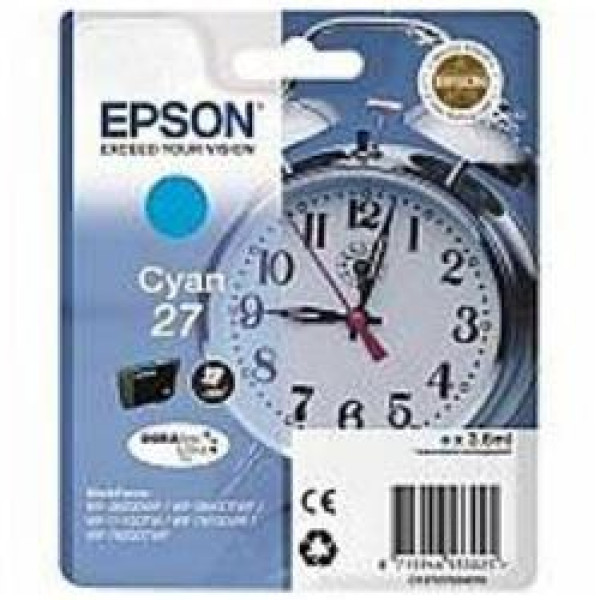 CARTUCHO EPSON 27 CIAN ETIQ RF CARTUCHO EPSON 27 CIAN ETIQ RF