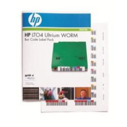 ETIQUETAS LTO ULTR 4 WORM 1 6TB HP