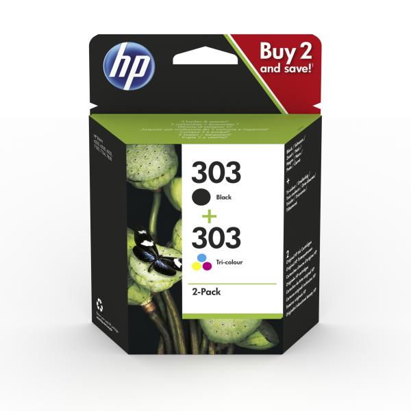 COMBO 2 PACK TINTA HP 303 BLISTER COMBO 2 PACK TINTA HP 303 BLISTER