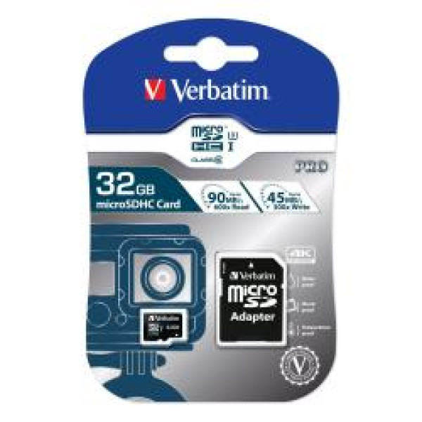VERBATIM PRO MICROSDHC U3 32GB VERBATIM PRO MICROSDHC U3 32GB