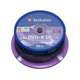 DVD R DOUBLE LAYER 8.5GB 8X MATT