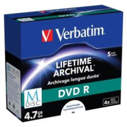 M-DISC DVD R PRINT P5 JEWELL 4 7GB