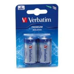 PILA ALCALINA LR14 PK2 VERBATIM