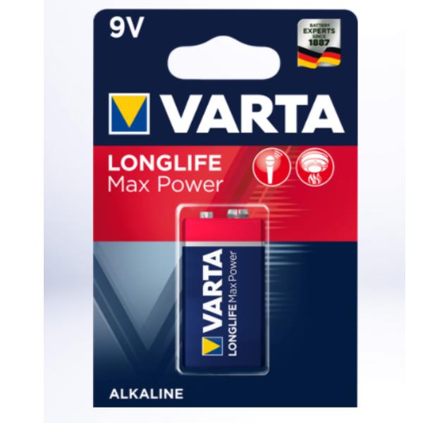 LONGLIFE MAX POWER 9V BLI 1