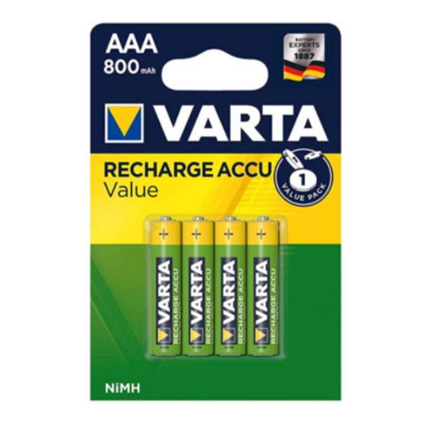 RECH.ACCU VALUE AAA 800MAH BLI 4